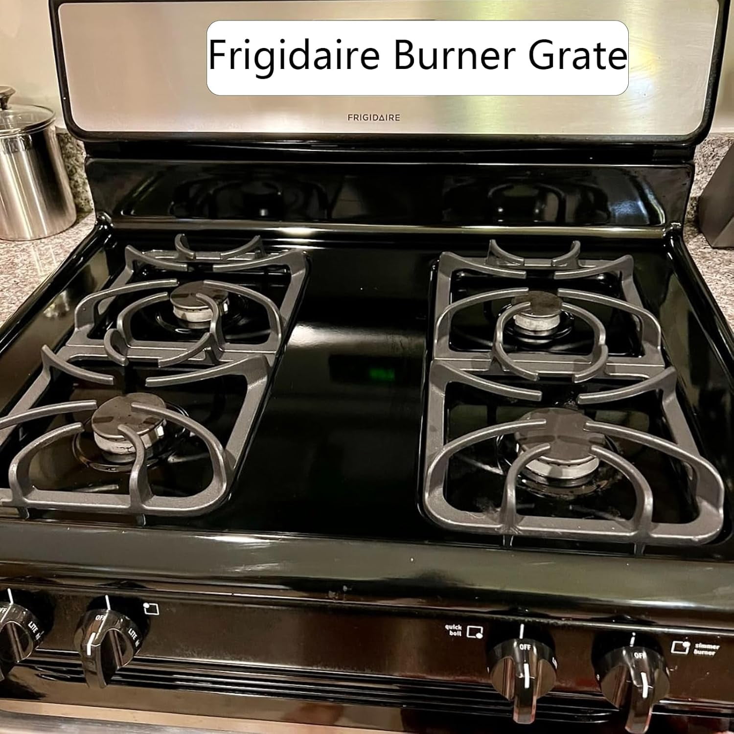 316202405 Cast Iron 4 Burner Grate Replacement for Frigidaire Gas Oven Stove grate Range Stove Top Parts 8-7/8'' x 8-7/8''