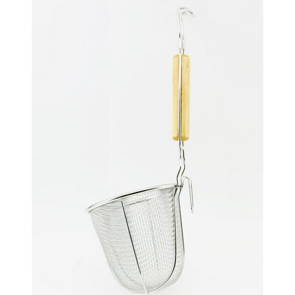 Large Round Wok Strainer Colander Frying Basket good for Rinsing Boiling Frying EHD