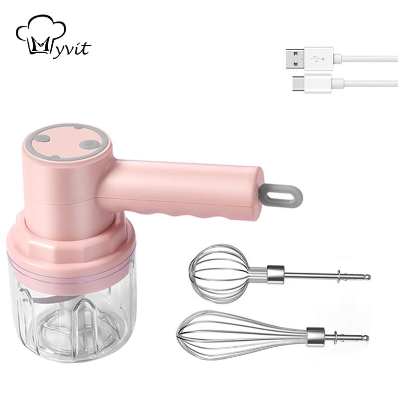 3in1 Immersion Hand Blender,3 Speed Stick Hand Mixer Electric Blender