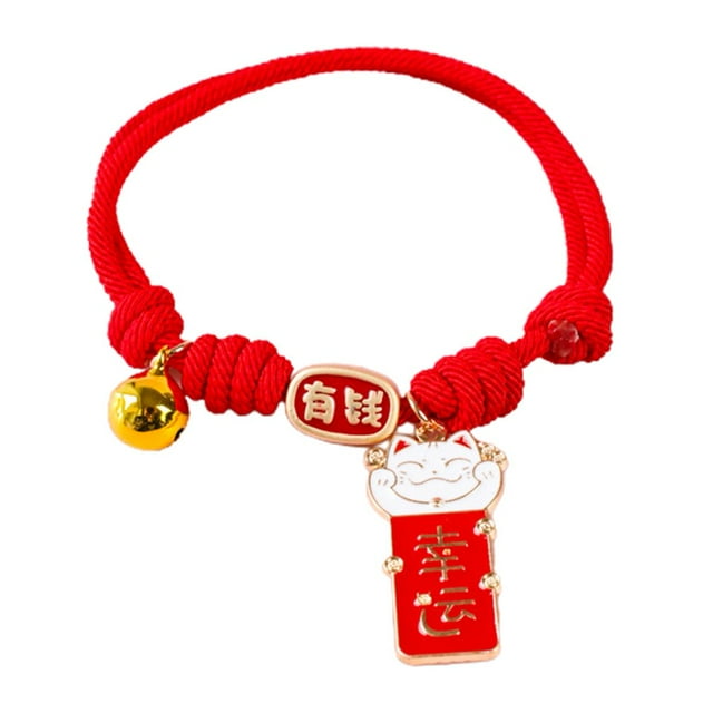 LNGOOR Good-looking Pet Necklace Chinese Style for Festival Holiday Decor Accessory