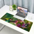 thumbnail image 6 of nygtbtfer Small Mouse Pad  Bird Hummingbird with Pink Flowers Mousepad with Washable Lycra Cloth, Non-Slip Rubber Base Mousepads, Computer Mouse Pads for Wireless Mouse 31.5x11.8 in, 6 of 6
