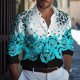 thumbnail image 2 of Camisa de moda para hombre, ropa informal de negocios para hombre, impresión de patrón 3D HD, cómoda, informal, suave, talla grande 5XL, 2 of 4