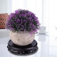 thumbnail image 3 of Pedestal Stand, Mini Wood Display Stand Vase Teapot Bonsai Round Base for Home Office Decoration(#2), 3 of 8