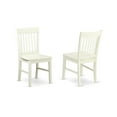 thumbnail image 4 of East West Furniture Hartland 3-piece Wood Dining Room Set in Linen White, 4 of 6