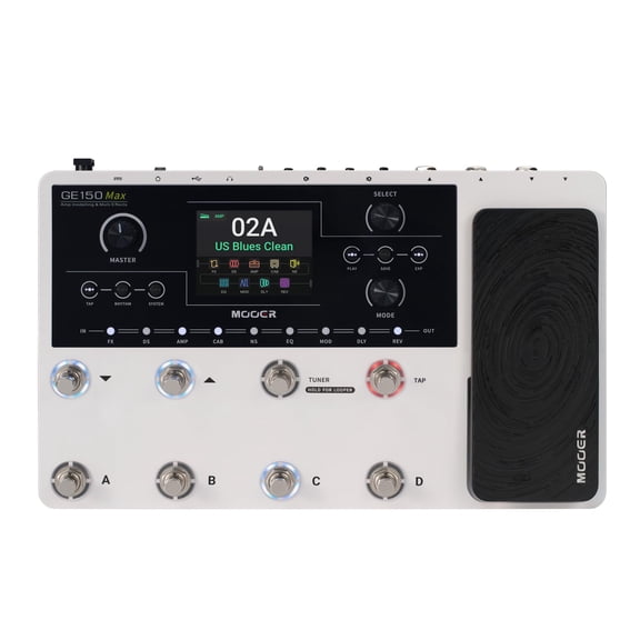 Pedalera Multi Efectos de Modelado de Amplificador para Guitarra MOOER GE150 Max