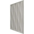 thumbnail image 4 of Ekena Millwork 19 5/8"W x 19 5/8"H Ariel EnduraWall Decorative 3D Wall Panel, Universal Pearl Metallic Sea Mist (12-Pack for 32.04 Sq. Ft.), 4 of 6