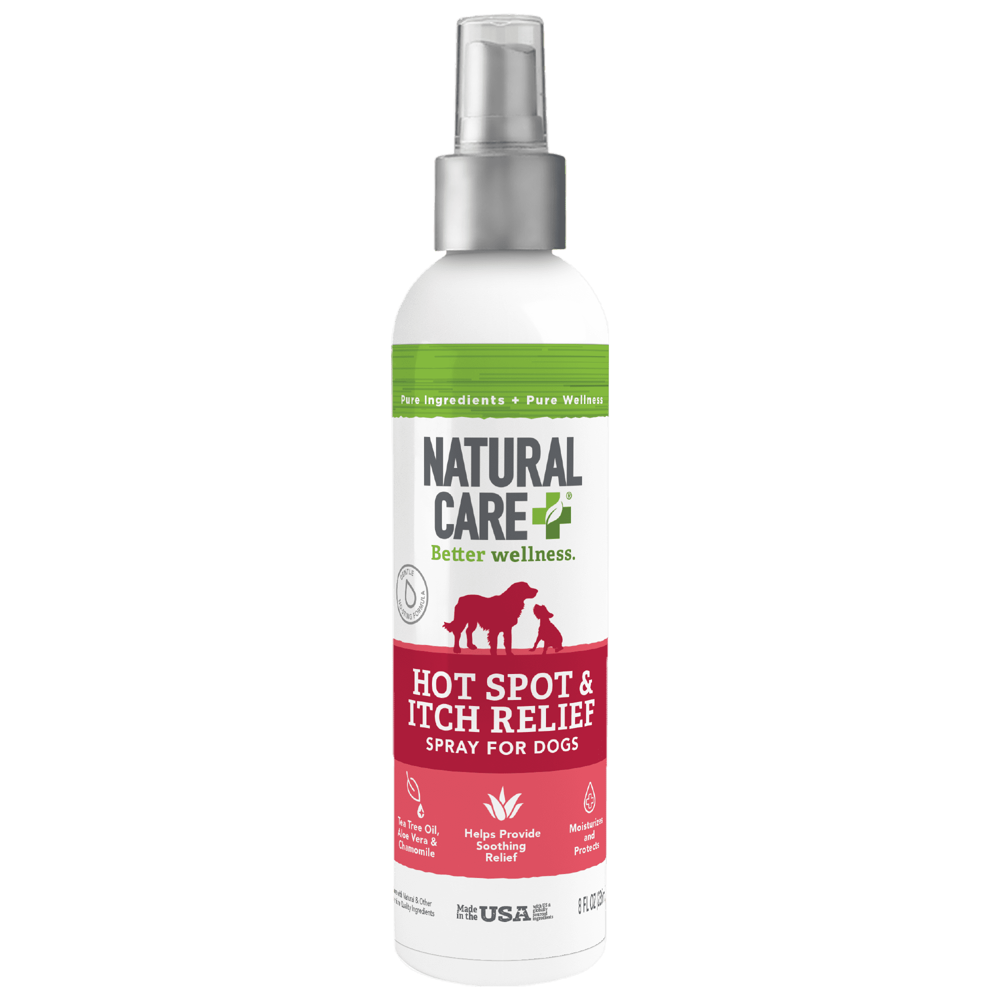 Natural Care Hot Spot and Itch Relief Spray for Dogs, 8 Ounces