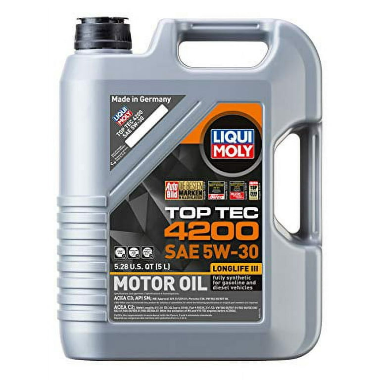 Liqui Moly (2011 Top Tec 4200 5W-30 Synthetic Motor Oil - 5 Liter