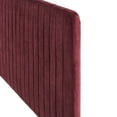 thumbnail image 3 of Tufted Headboard, Twin Size, Velvet, Red, Modern Contemporary Urban Design, Bedroom Master Guest Suite, 3 of 10