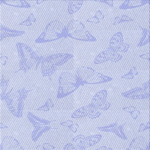 Ahgly Company Machine Washable Indoor Square Transitional Lavender Blue Area Rugs, 8' Square