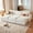 3-Seat & 3 Ottomans, variant on 78.74''Cloud Couch, Deep Seat Loveseat Sofa, Oversized Modular Sectional sofas with Ottoman for Living Room, White