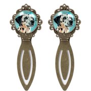 Dalmatians Book Accessories: Vintage Copper-Colored Lace Bookmarks - Set of 2, Stainless Steel Book Markers for Readers
