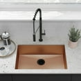 thumbnail image 5 of Tourner 27 x 19 Stainless Steel, Single Basin, Undermount Kitchen Sink in Rose Gold, 5 of 10