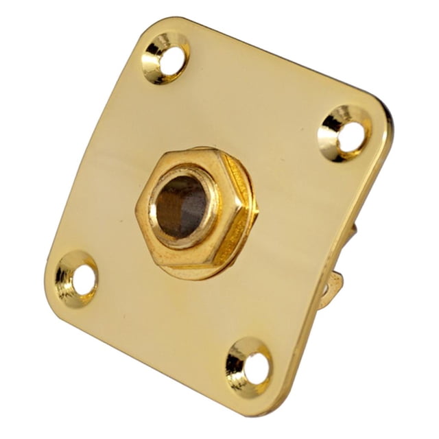 de enchufe de guitarra eléctrica rectangur de 1 pieza para guitarra oro Sunnimix Placa de clavija de guitarra eléctrica LP