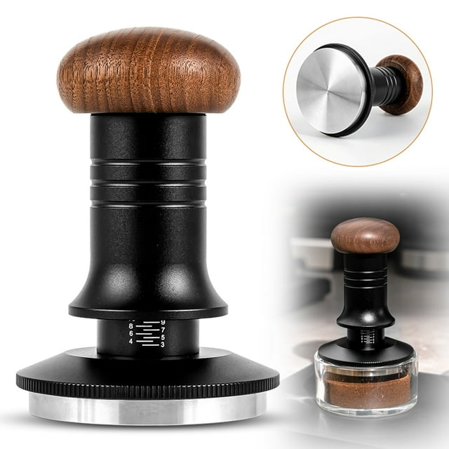 kitchenware,304 Stainless Calibrated Handle 58mm Loaded Tamper Kitchenware Tamper Espresso Tamper Calibrated Loaded Coffee Tamper Steel Wood Stainless Steel Tamper Calibrated With 304 Tamper With