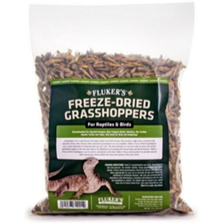 Flukers Freeze-Dried Grasshoppers [Reptile, Foods Dry] 1 lb