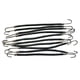thumbnail image 1 of Pack of 10 Elastic Hairstyle Hooks Hair Ties Ponytail Holders Colorful Hair Scrunchies Comfortable Hair Accessories, 1 of 5