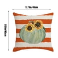 thumbnail image 3 of CEHVOM 3 Styles Of Thanksgiving Pillows Covers 18x18 Inch Thanksgiving Linen Pillowcase For Sofa And Home Decor, 3 of 5