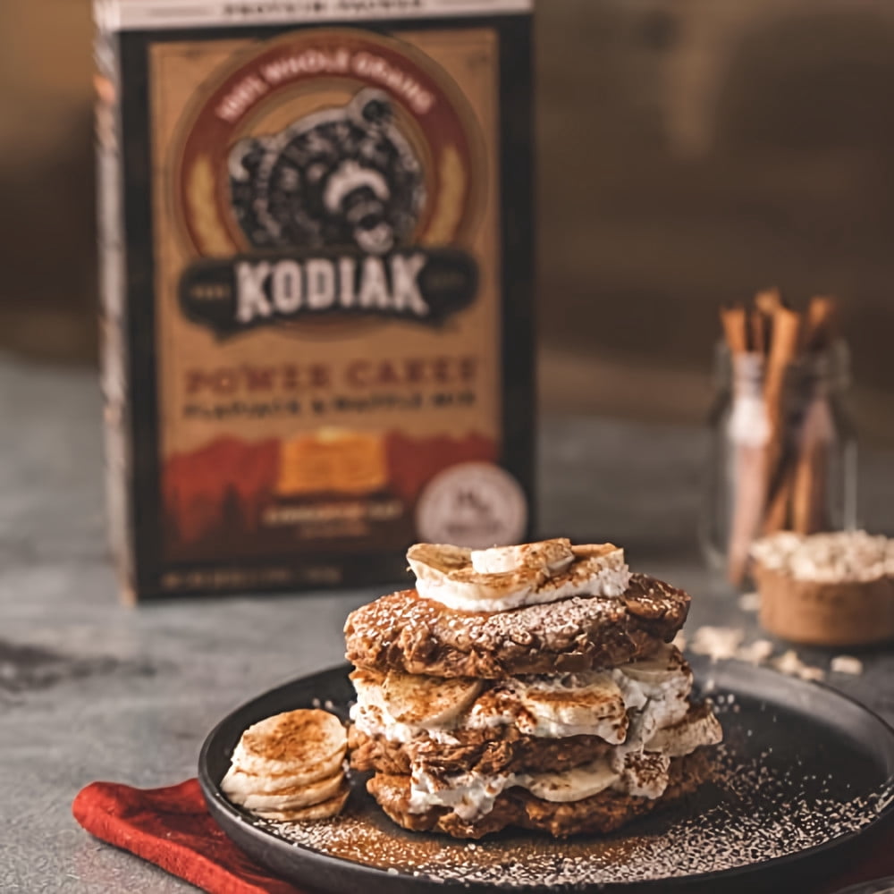 Kodiak Cakes Power Cakes Flapjack & Waffle Mix, Cinnamon Oat, 20 oz (Pack of 10)