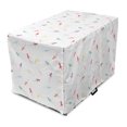 thumbnail image 1 of Salamander Dog Crate Cover, Minimal Pattern of Crawling Wildlife Creature Silhouettes on a Plain Background, Easy to Use Pet Kennel Cover Small Dogs Puppies Kittens, 7 Sizes, Multicolor, by Ambesonne, 1 of 6
