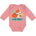 thumbnail image 3 of Inktastic 1st Birthday Woodland Fox 1 Year Old Boys or Girls Long Sleeve Baby Bodysuit, 3 of 5