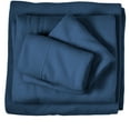 thumbnail image 4 of Bare Home Fleece Sheet Set, Warm Plush Polar Fleece, Pill Resistant, King, Dark Blue, 4 of 6
