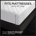 thumbnail image 5 of Protect-A-Bed Essential Mattress Pad Queen, 100% Waterproof, Dust Mite Barrier Mattress Pad, Breathable & Quiet, Antimicrobial, Fits 18 in Mattresses​, 5 of 13