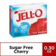 (3 pack) (3 Pack) Jell-O Cherry Sugar-Free Gelatin, 0.3 oz Box