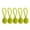 Green, variant on Multi Color Strong Magnetic Ties - Cable Management 5Pcs