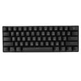 thumbnail image 2 of HXSJ Teclado para Juegos 61 Teclas RGB retroiluminado portátil Tres Modos Teclado mecánico ergonómico inalámbrico para Oficina en casa Negro, 2 of 5