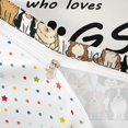 thumbnail image 4 of Homewish Cartoon Pet Bedding,Just A Soul Who Loves Dogs Print Duvet Cover Full,Beige,Polkadot Reversible,3 Pieces,1 Duvet Cover and 2 Pillowcases, 4 of 6