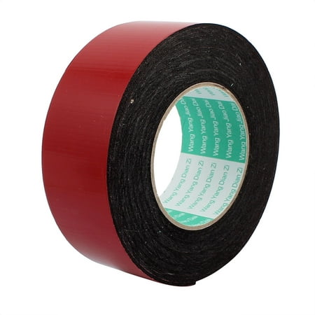 Door Seal 50mm x 2mm Dual-side Adhesive Shockproof Sponge Foam Tape 5M Length