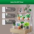 thumbnail image 2 of Puck Grow Light, LED Plant Light for Indoor Plants Full Spectrum Grow Lamp 10W (150 Watt Equiv), Small Hanging Plant Lamp with Timer Auto On Off 4 8 12 Hrs, 4-Level Dimmable for Plant Shelf, 2 of 2
