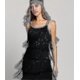 thumbnail image 1 of Great Gatsby Dress 1920s Party Vintage Tassel Womens Fringed Dresses, 1 of 2