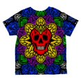 thumbnail image 2 of Halloween Demon Skull Mandala All Over Toddler T Shirt, 2 of 2