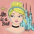 thumbnail image 3 of Disney Cinderella - Life Is A Ball - Toddler & Youth Girls Short Sleeve Graphic T-Shirt, 3 of 5