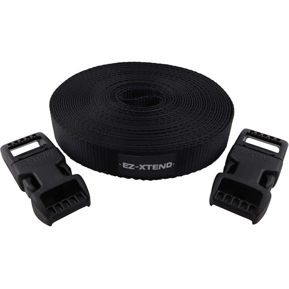 EZ-Xtend Extra Heavy Duty QR Buckles(2 Buckles   5 FT Webbing)