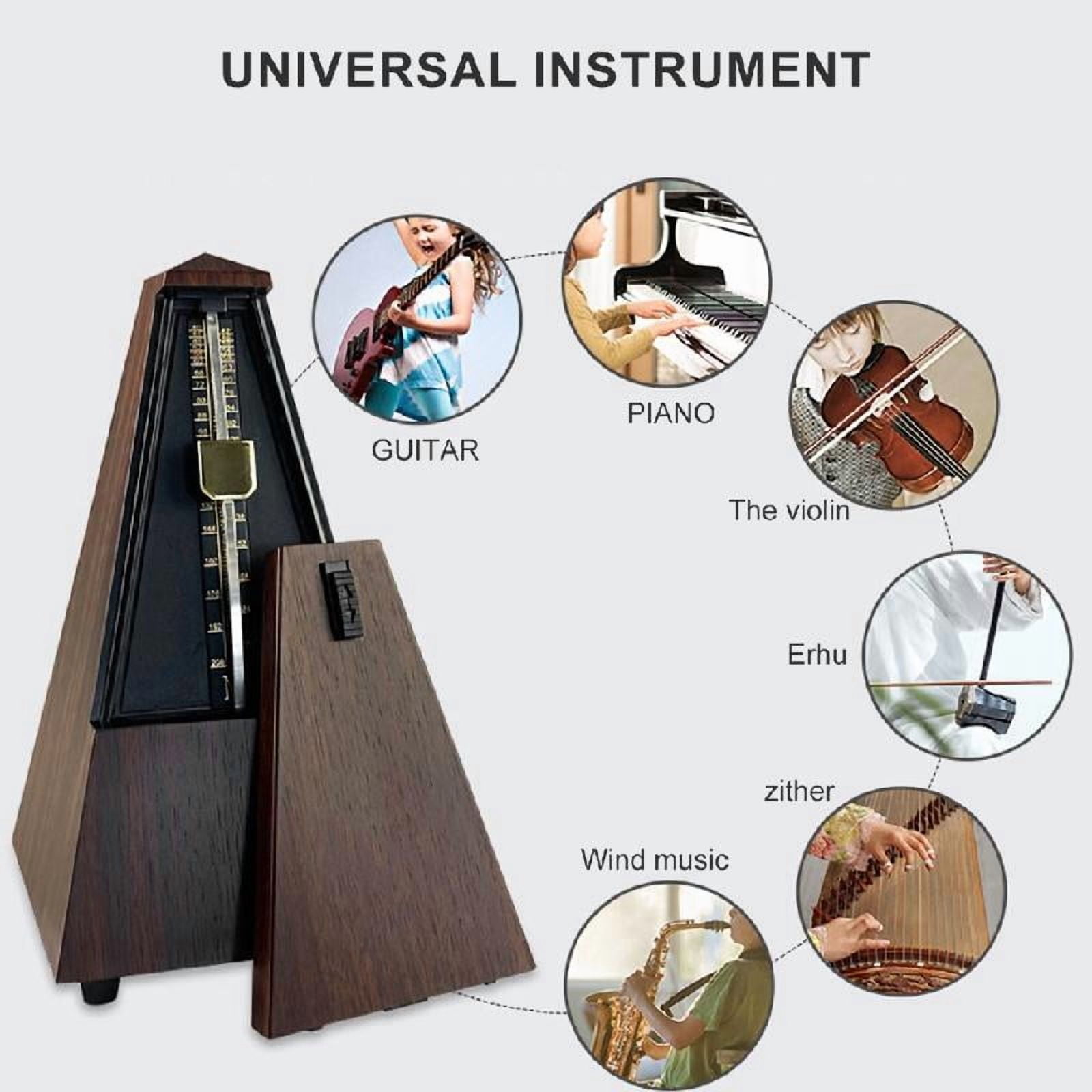 Misright Vintage Mechanical Metronome for Piano Guitar Bass Ukulele Drum Violin