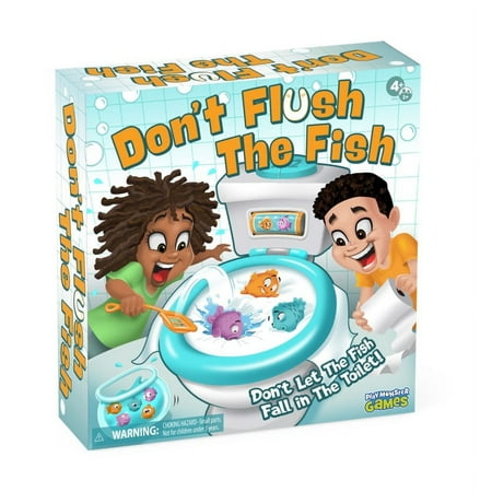 PlayMonster, Don't Flush the Fish, Kids & Family Games, Board Game for Children Ages 4 and up