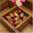 thumbnail image 4 of CIMAXIC christmas 50pcs Artificial Lifelike Small Acorn Photo Props False Nuts Home Kitchen Decor Light Color,1.18"X0.71"X0.71", 4 of 5