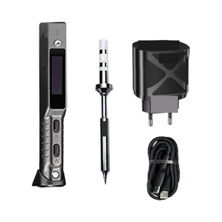 

65W LCD Display Soldering Iron With PD Plug Tips Set
