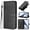 Black, variant on Case for Oppo A6C 4G Wallet PU Leather Case with Card Slots Kickstand Magnetic Flip Shockproof Protective Phone Cover, Red