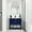 Navy Blue, variant on 30-Inch Bathroom Vanity with Double Drawers - Sturdy Freestanding Design with Silent-Close Drawers & Durable Plywood for Compact Bathroom Storage in Small Spaces