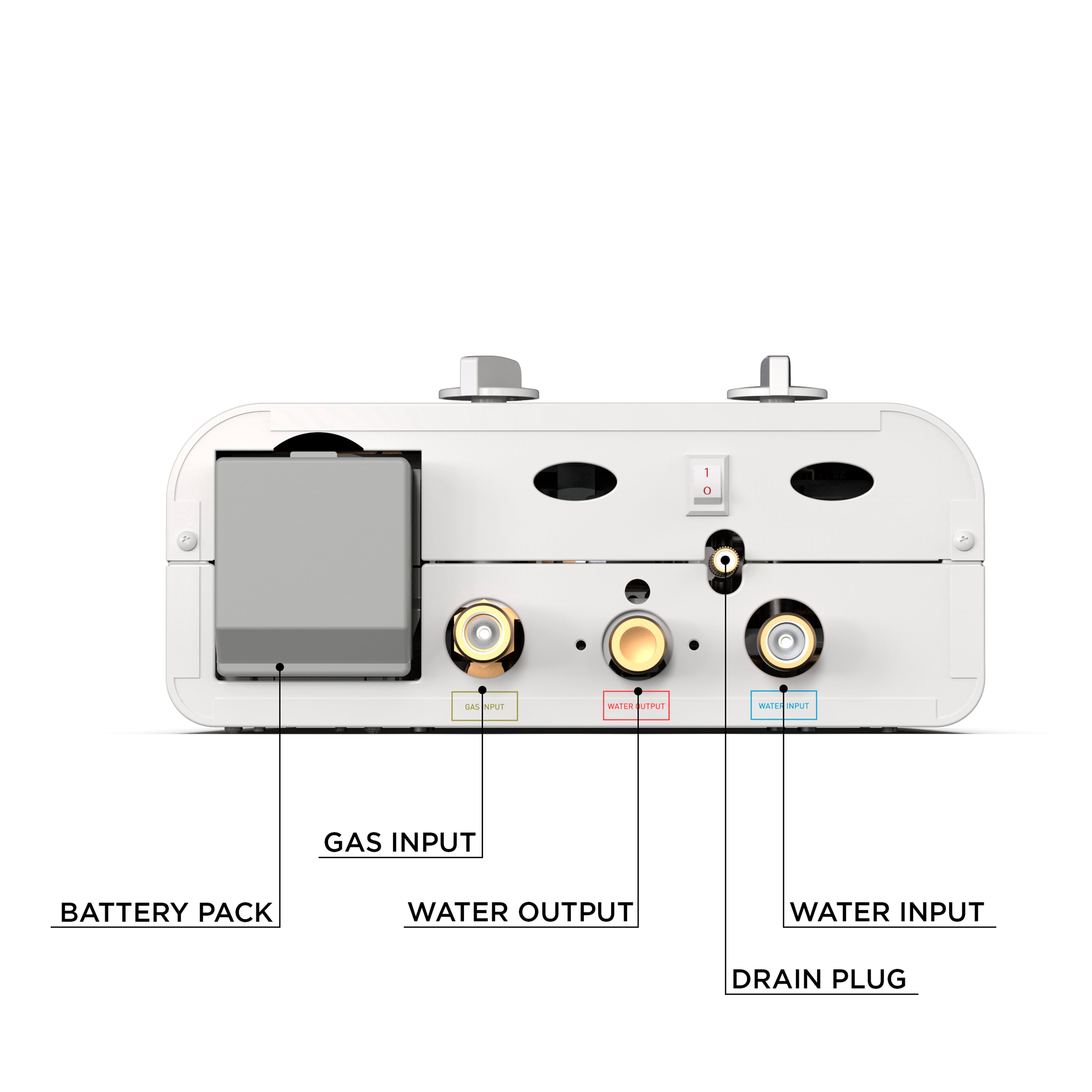 Eccotemp L5 Portable Outdoor Tankless Water Heater w/ 12V Pump and Strainer