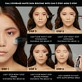 thumbnail image 4 of NYX Professional Makeup Can't Stop Won't Stop Liquid Foundation, Matte Finish, Waterproof, Warm Mahogany, 4 of 5