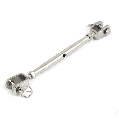 Jaw Cable - Unique Bargains M5 Stainless Steel Jaw to Jaw Turnbuckles for Wire Rope Cable