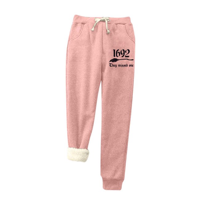 Womens' Warm Legging plus Size 50% Off on Clearance Printed Leggings With Elastic Drawstring Pockets And Thick Insulation Pants