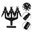thumbnail image 1 of SEWCHICS Manual Rotary Cultivator Black Tool for Reseeding Grass in Lawn Set, 1 of 7