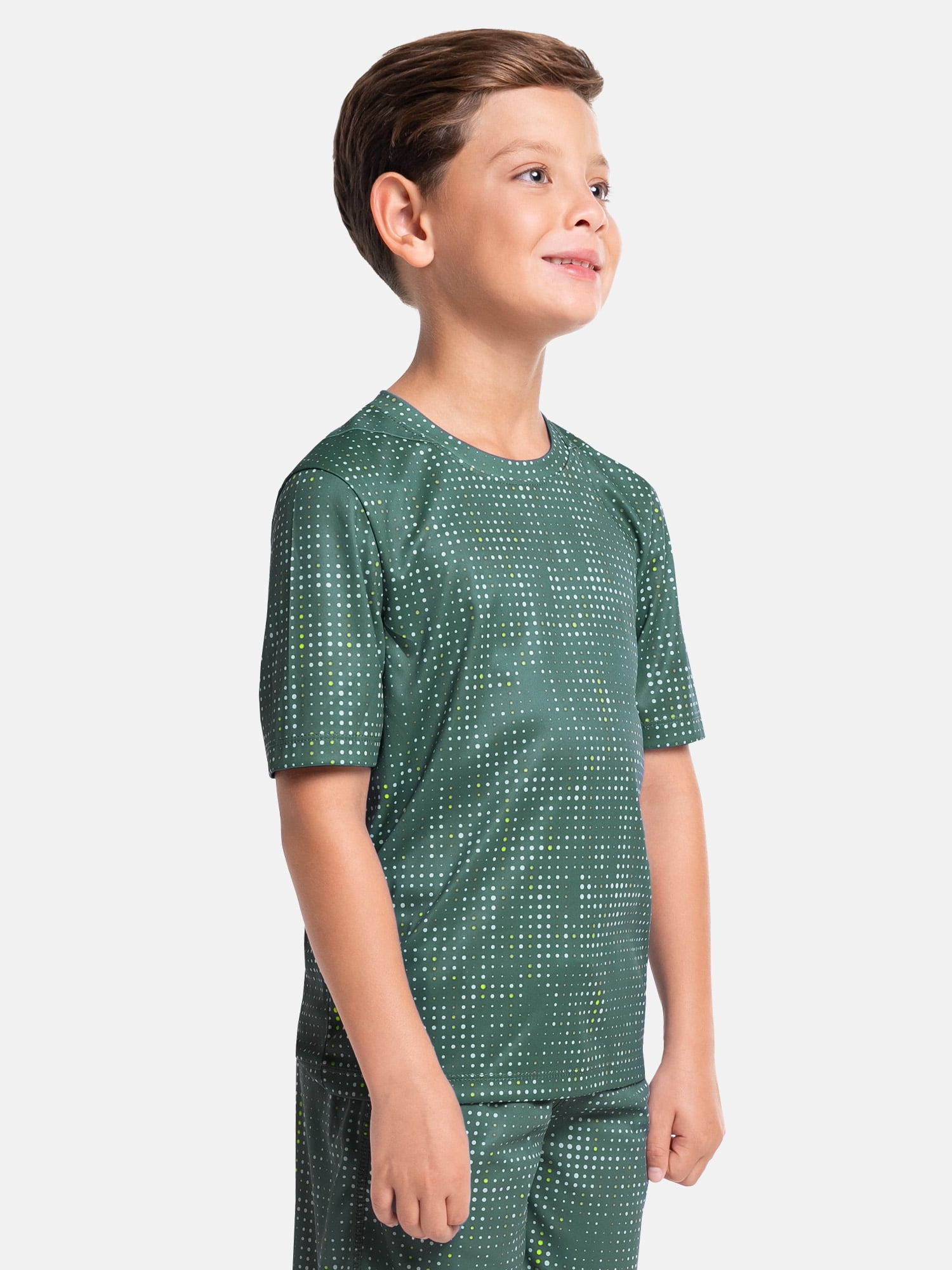 Athletic Works Boy's Short Sleeve Core Active T-Shirt 2-Pack, Sizes 4-18 & Husky