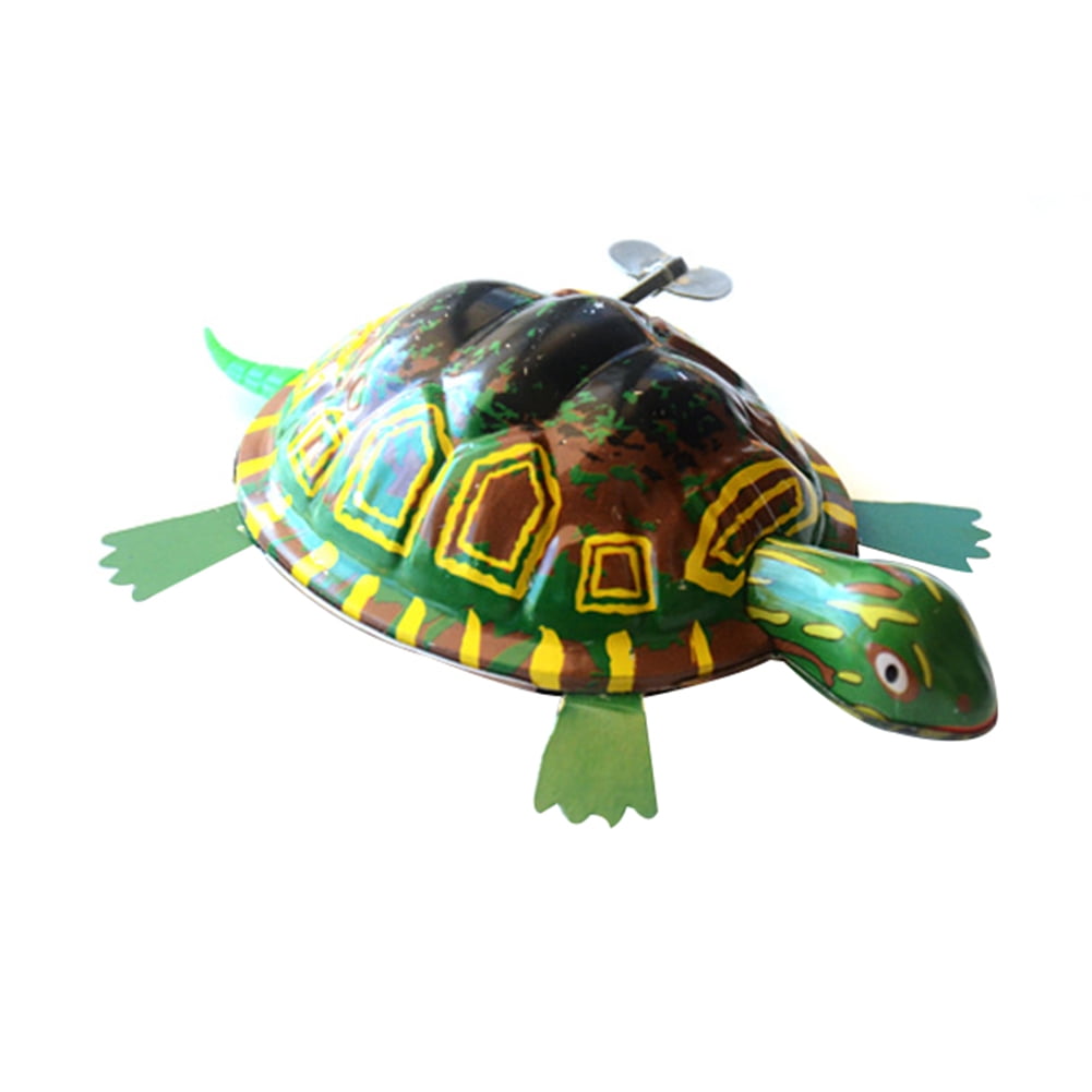 ExhilaraZ Hot New Classic Iron Moving Tortoise Wind up Clockwork Toy Kids Hobby Collectible Gift 